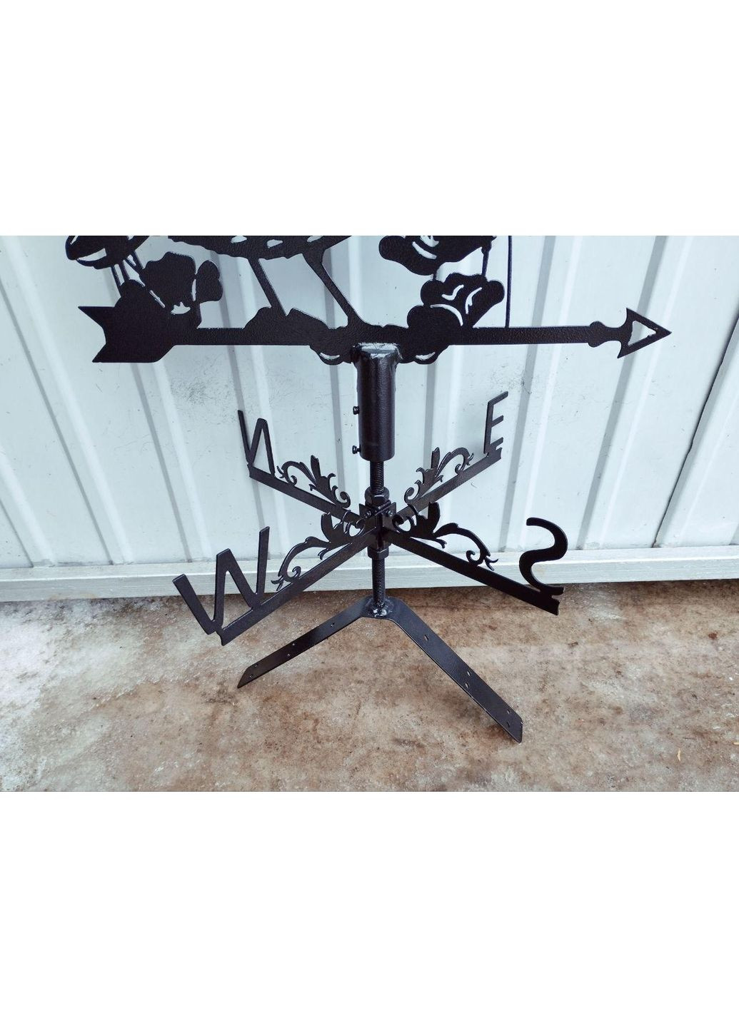 Флюгер на дом Птица в цветах, перепелка, флюгер на крышу из металла 3 мм. No Brand (368896383)