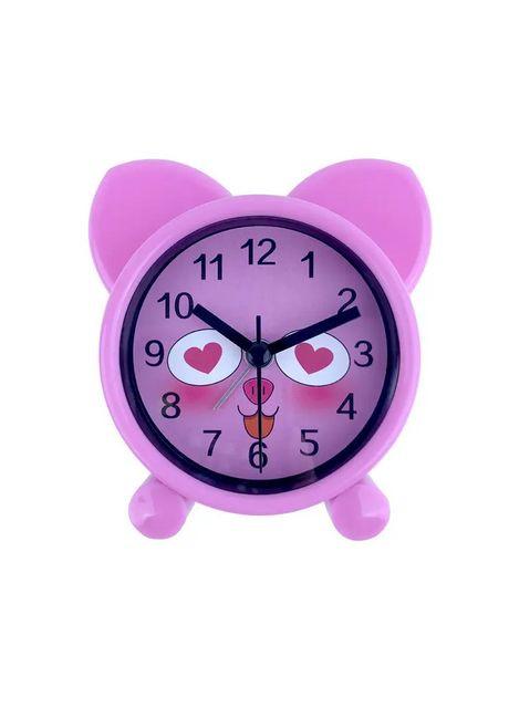 Милий будильник у вигляді мультяшної свинки від батарейок HO-2290 No Brand (315399683)