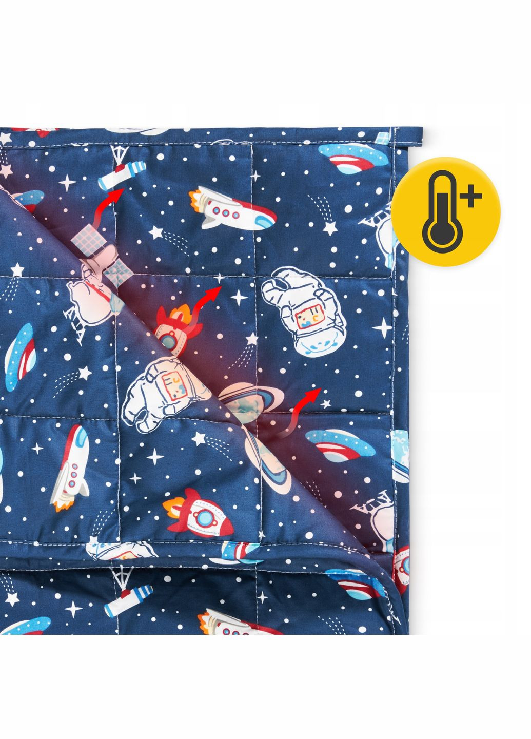 Одеяло тяжелое (отягощенное) 4 кг 100 x 150 см детское Blue (P-5905973403542) 4FIZJO (345707425)