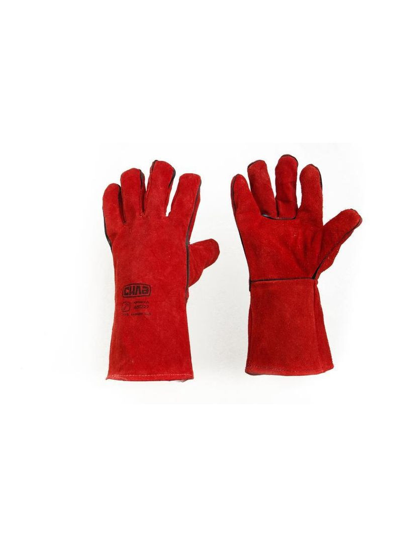 Перчатки Краги красные длинные No Brand (362492814)