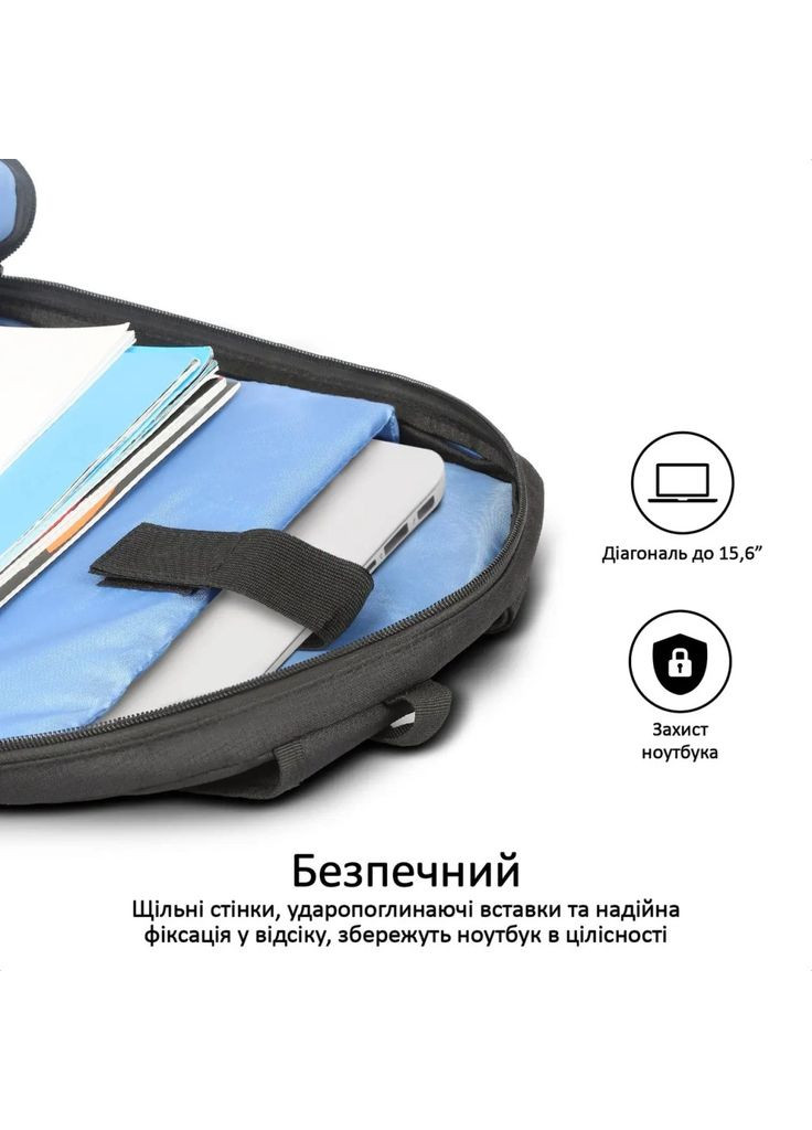 Рюкзак для ноутбука (m474792) Promate 15.6" Alpha-BP black (369014944)
