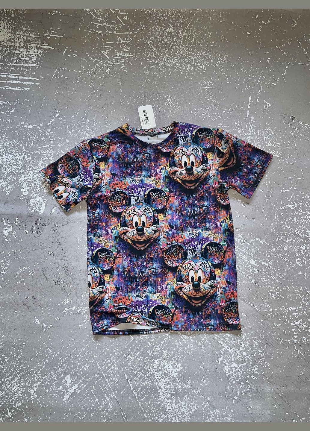 Комбинированная футболка унисекс мужской стильный хлопок трикотаж модный No Brand