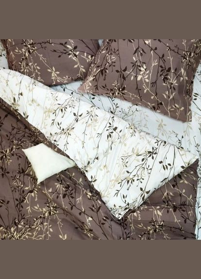 Комплект постельного белья евро ранфорс 19016 100% хлопок Viluta (278635136)