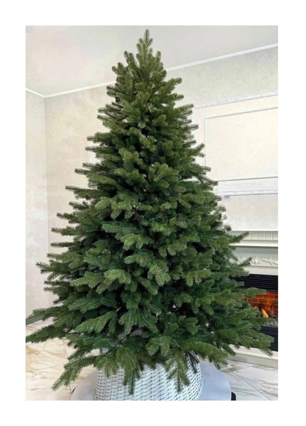 Литая елка Шотландская с густой хвоей (Зеленая) 2.3м No Brand (332636809)