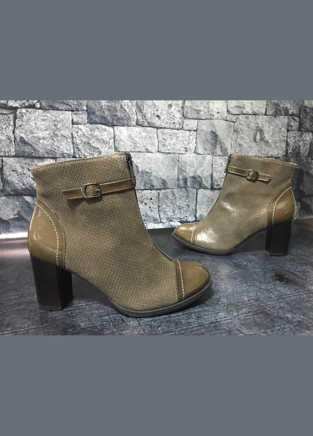 Осенние натуральные демисезонные ботинки, тм казаки Alpina