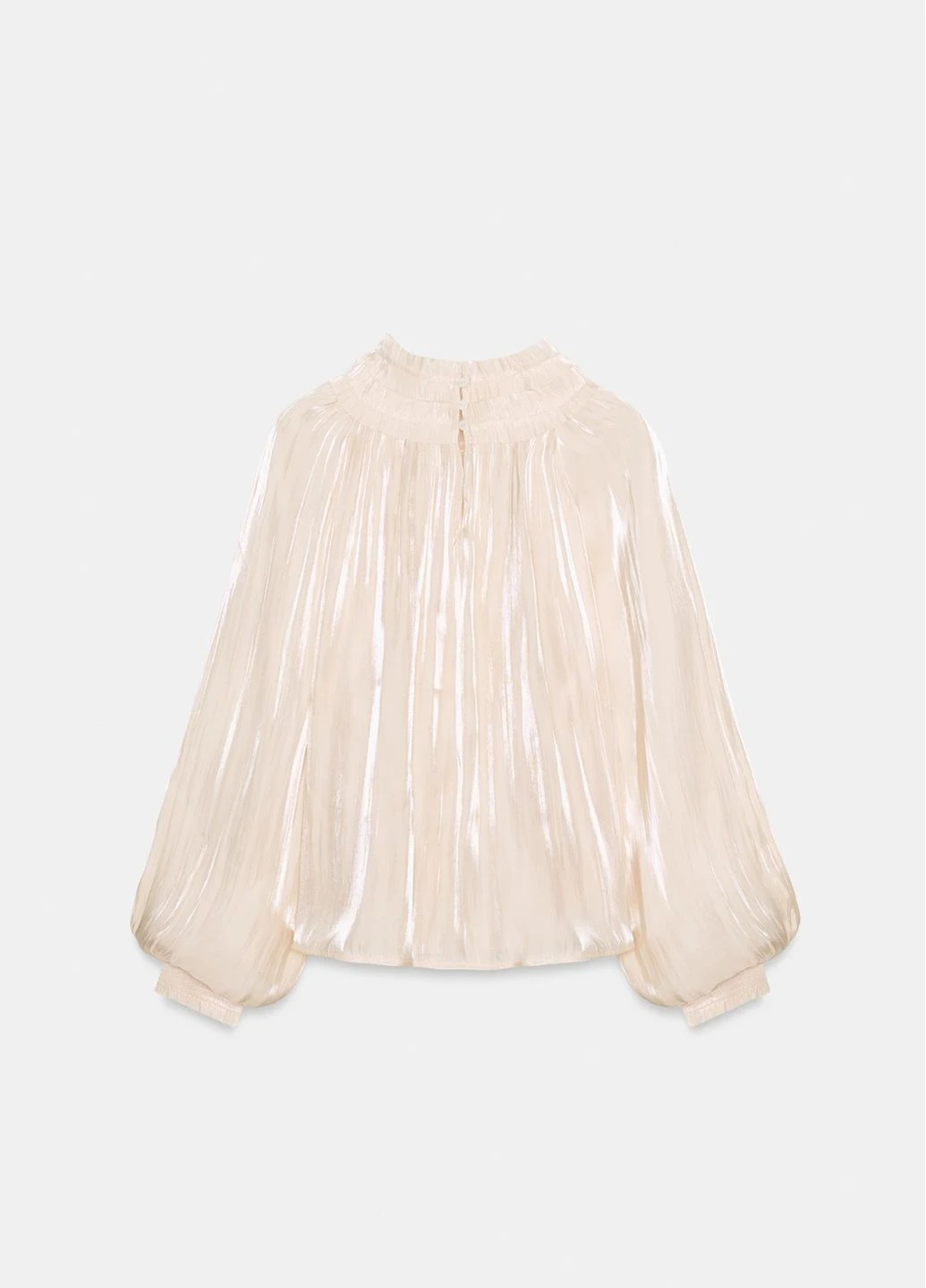 Молочна блузка Zara