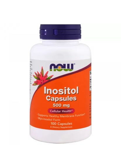 Інозитол (Inositol) 500 мг, 100 капсул Now Foods (299899376)