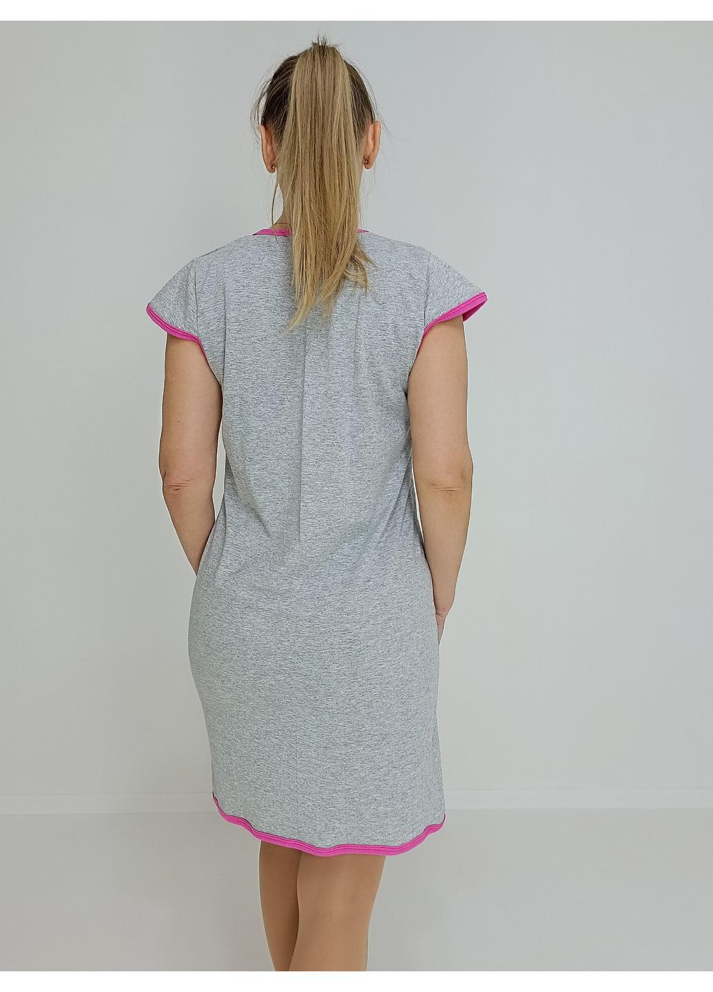 Туніка жіноча кулір Орхідея Pars 44-46 Сіра (87508059-1) Triko (322845515)