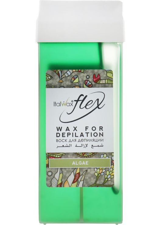 Воск для депиляции в картридже "Водоросли" Flex 100ml (670145-26890) ItalWax (365799291)