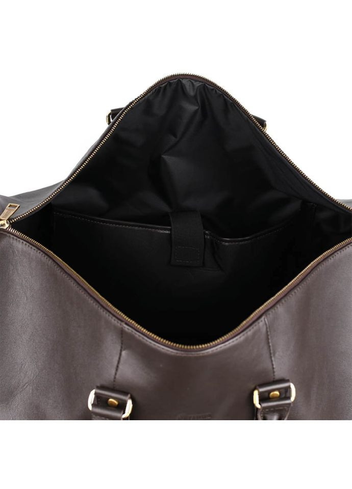 Велика шкіряна дорожня сумка 61 см GC-9551-4lx коричнева Наппа TARWA (368540866)