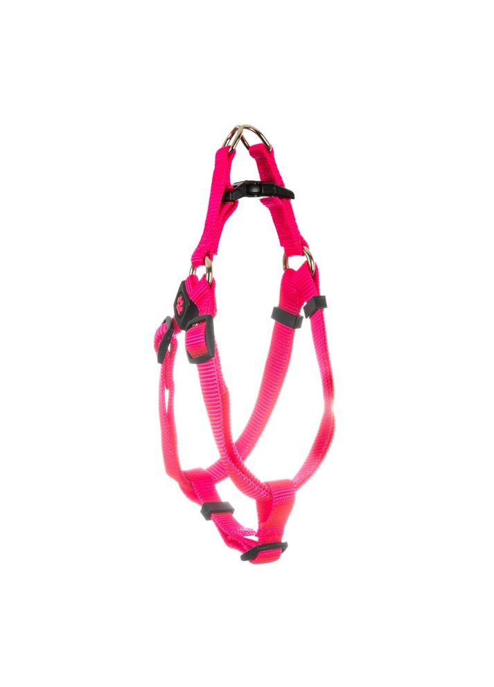 Шлея для собак Harlem X рожева нейлон 45-63 см/15 мм GimDog (372504644)