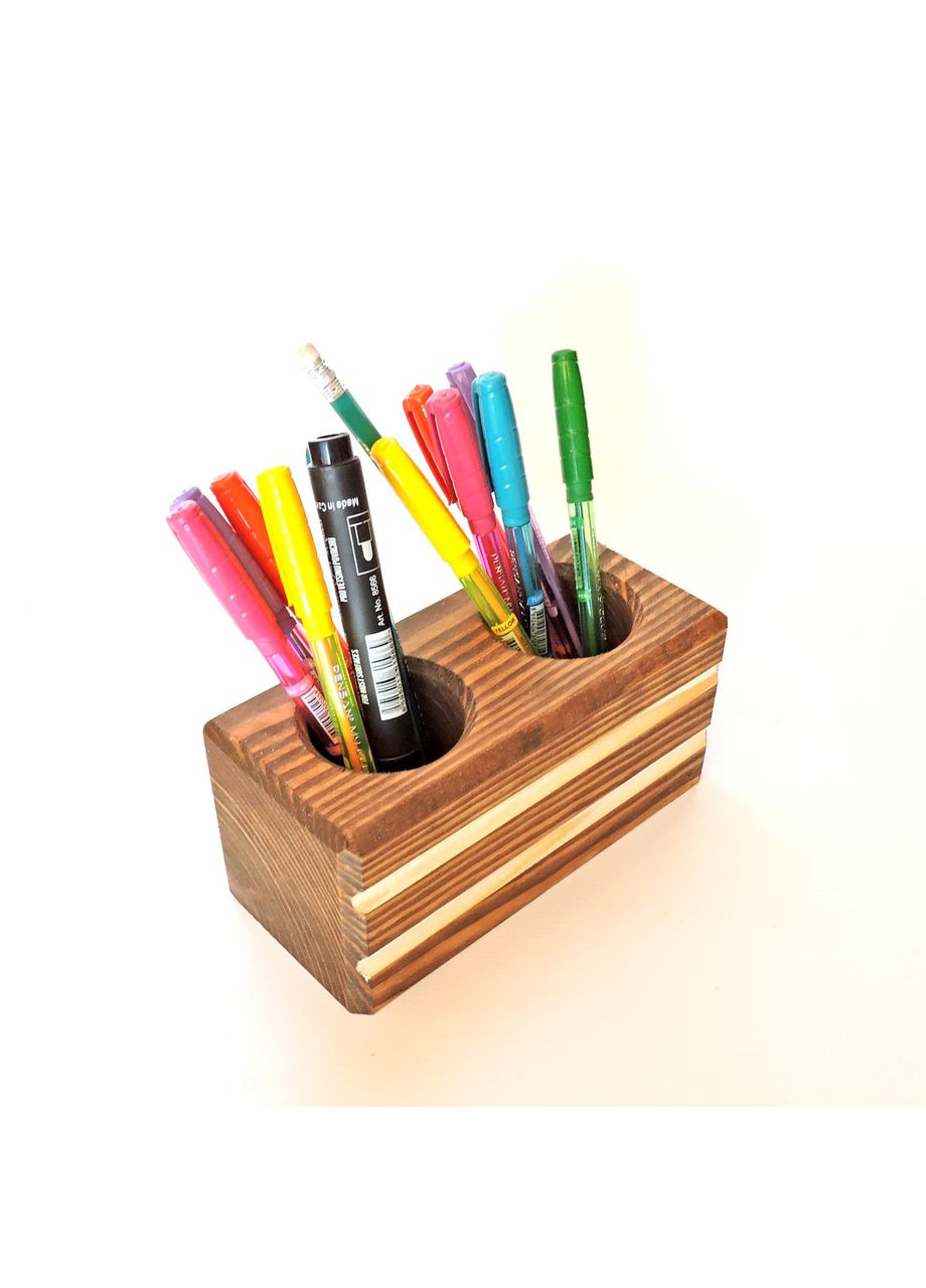 Настільний органайзер з дерева Сагамор махагон (КНЦ-0003091) No Brand (328225525)