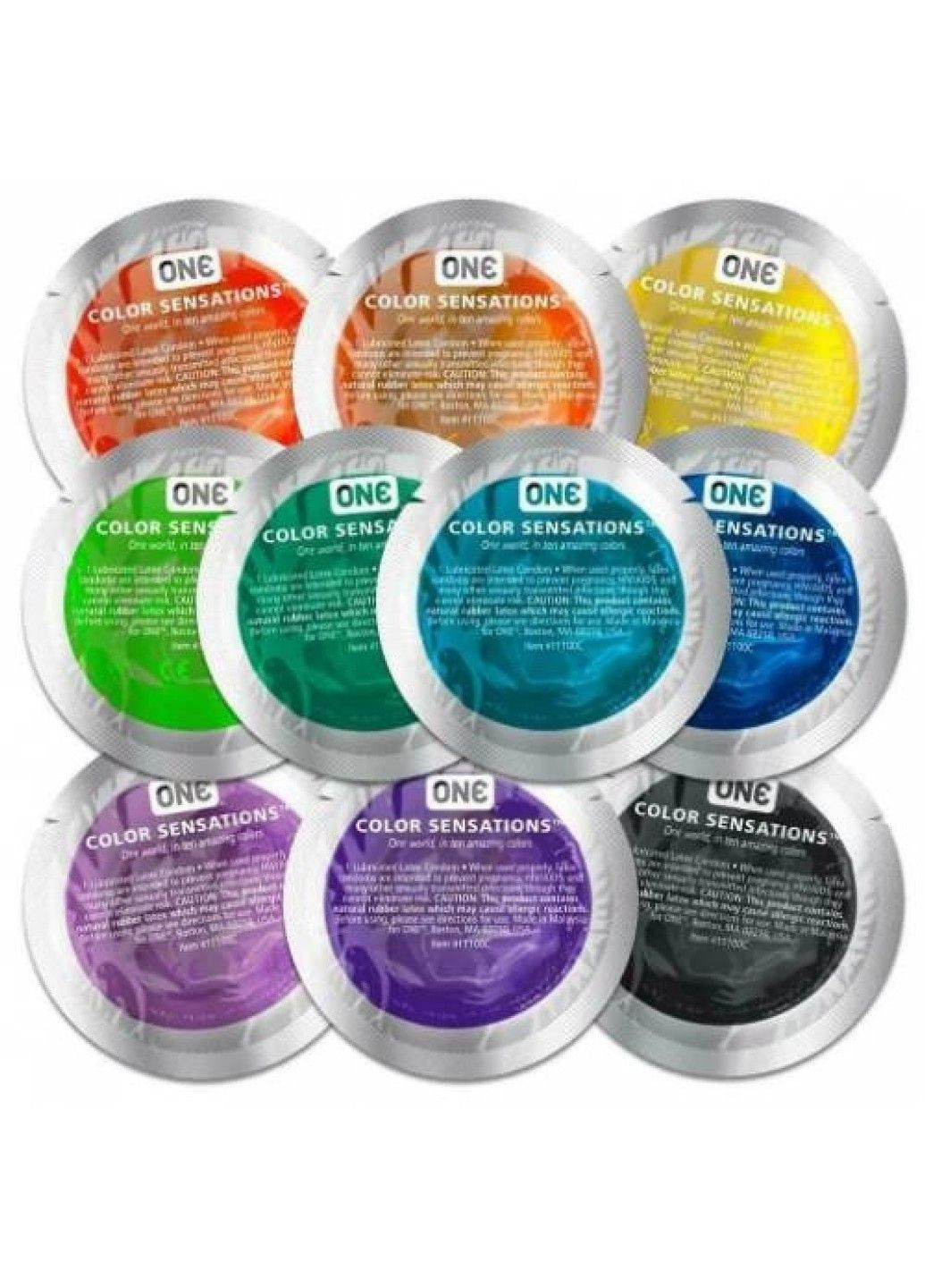 Презервативы Color Sensation,5 штук One (289465811)