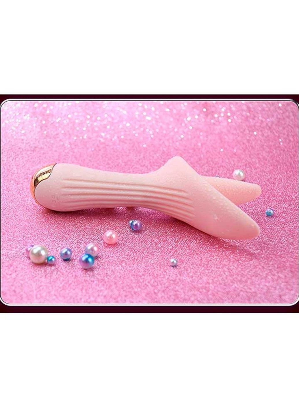 Светло-розовый вибратор лизун Flower Tongue USB - Вибраторы No Brand (288538383)