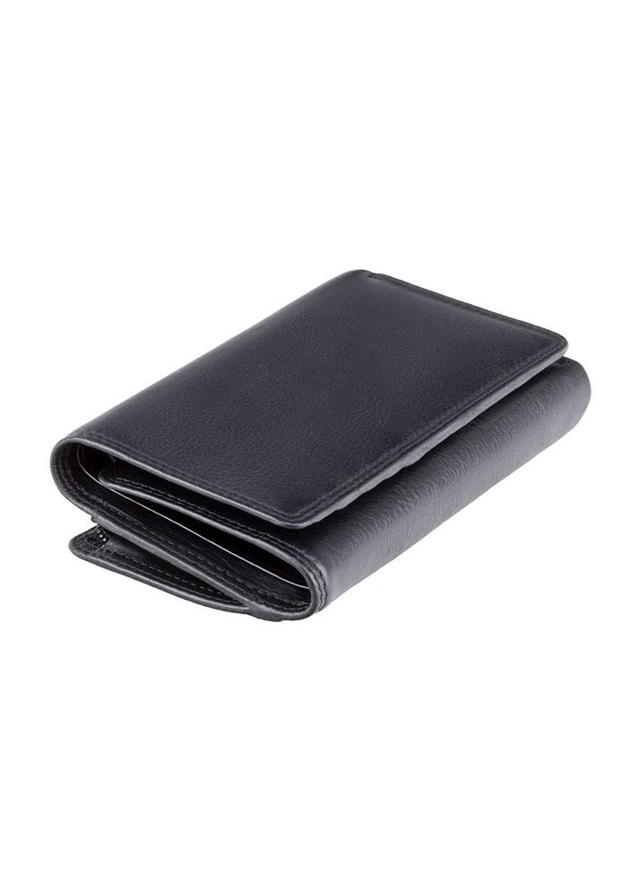 Чёрный женский кошелёк вертикальный HT32 BLK Picadilly c RFID Visconti (303831026)