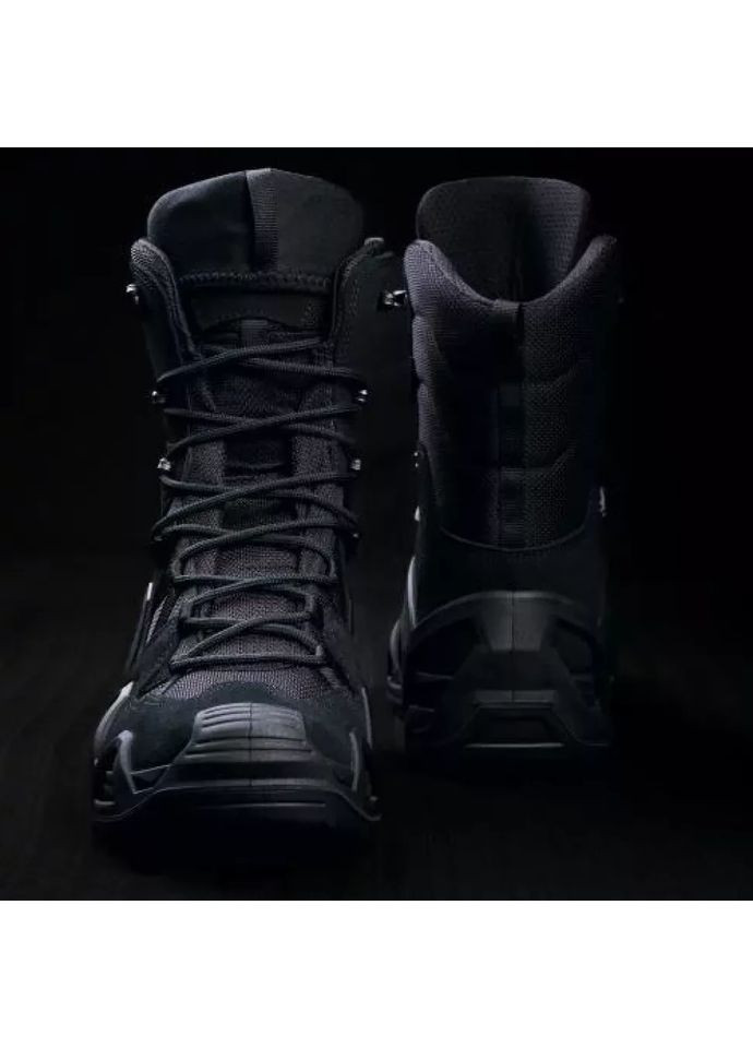 Черные зимние черевики black Lowa