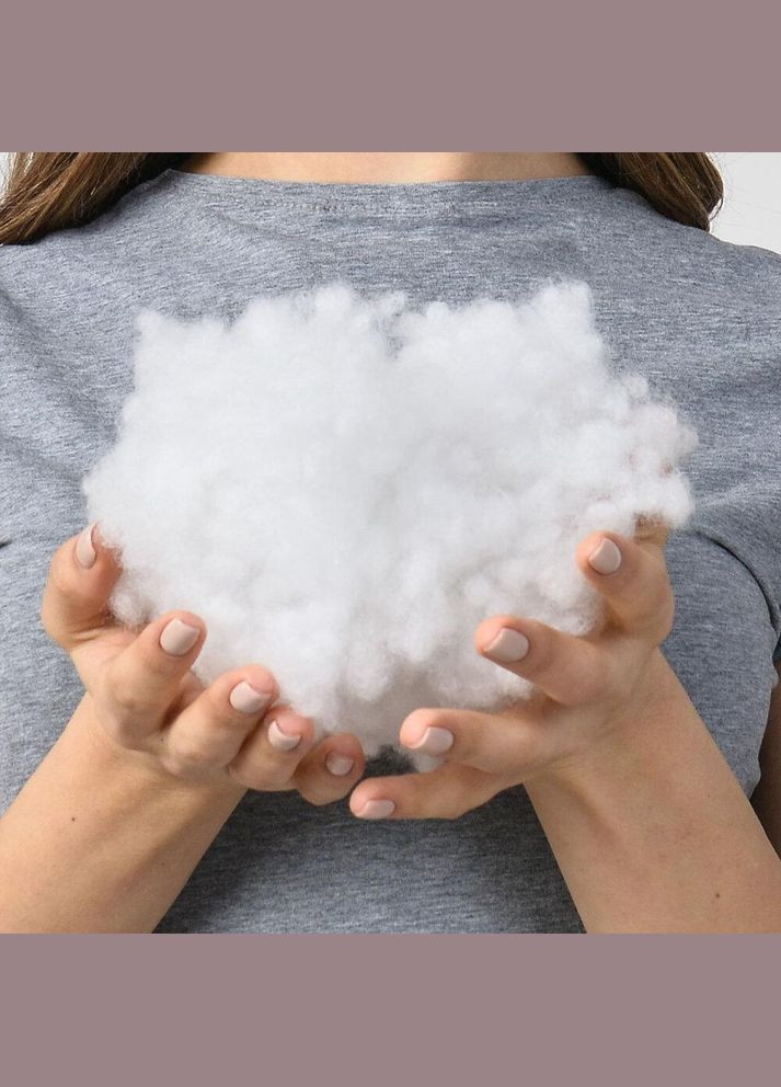 Подушка 50х70 см Classic Soft антиаллергенная искусственный пух с молнией 2 чехла для отелей и дома IDEIA (342128517)