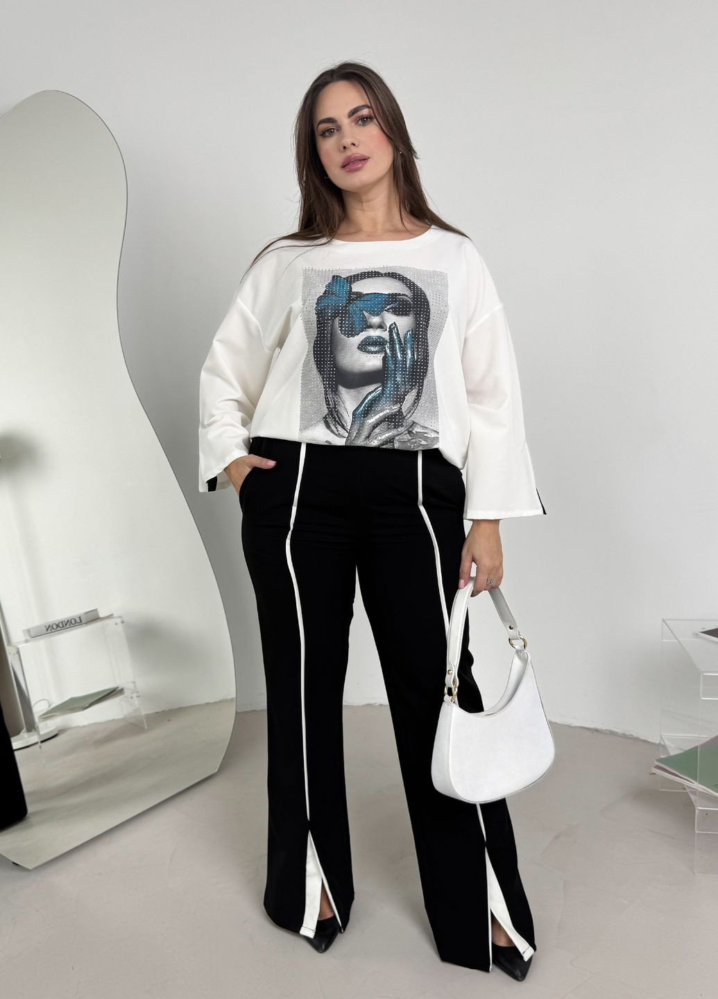 Женский костюм со стразами No Brand (319327449)