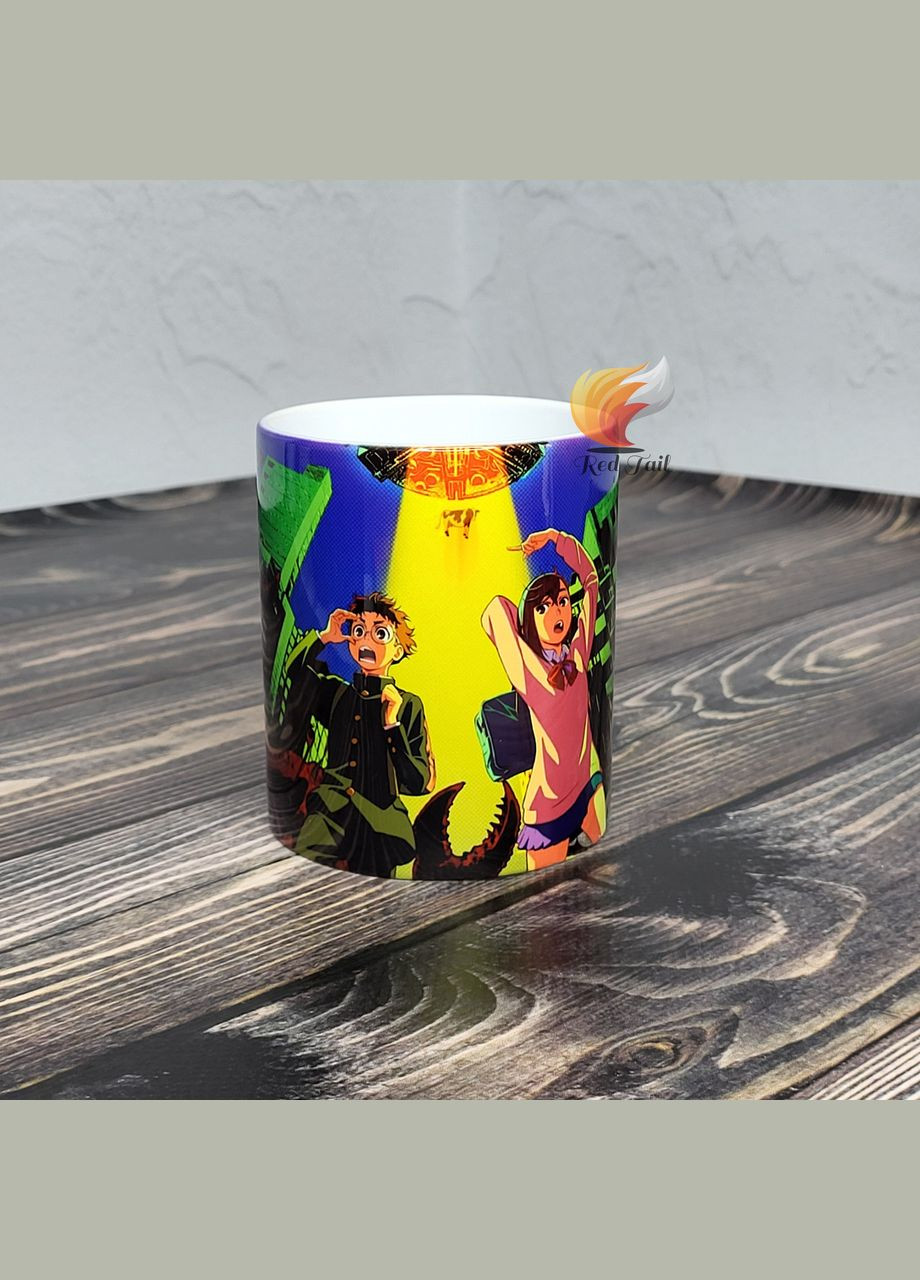 Чашка подарункова "Окарун і Момо" (Дандадан Dandadan) 330 мл No Brand (328438992)