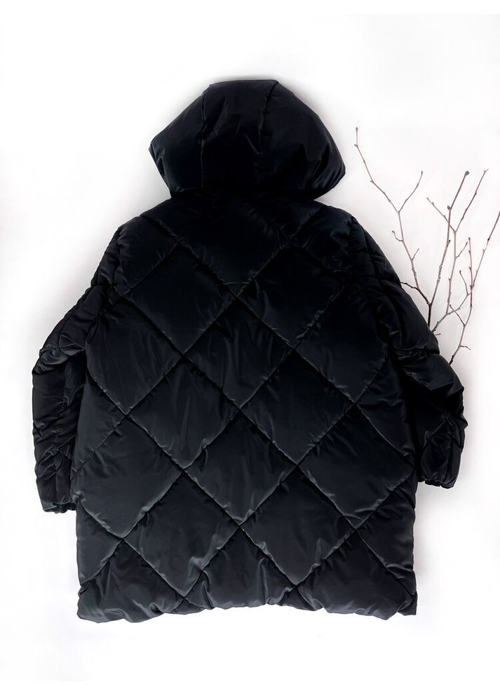 Черная демисезонная куртка 122 см черный артикул л783 Zara