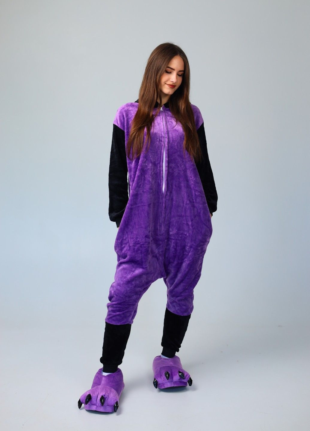 Кігурумі піжама Куромі жіноча фіолетова плюшева Lalapka (367102346)