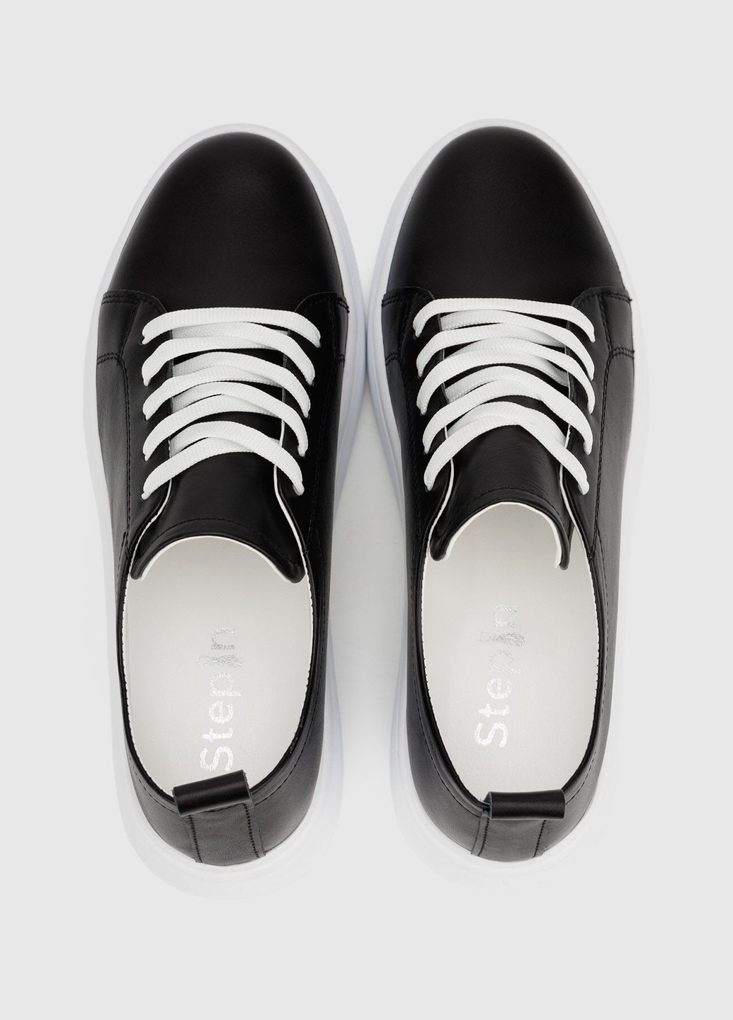 Чорні кеди жіночі 610-11 (2000990737151d) shop (2000990737151) Stepln