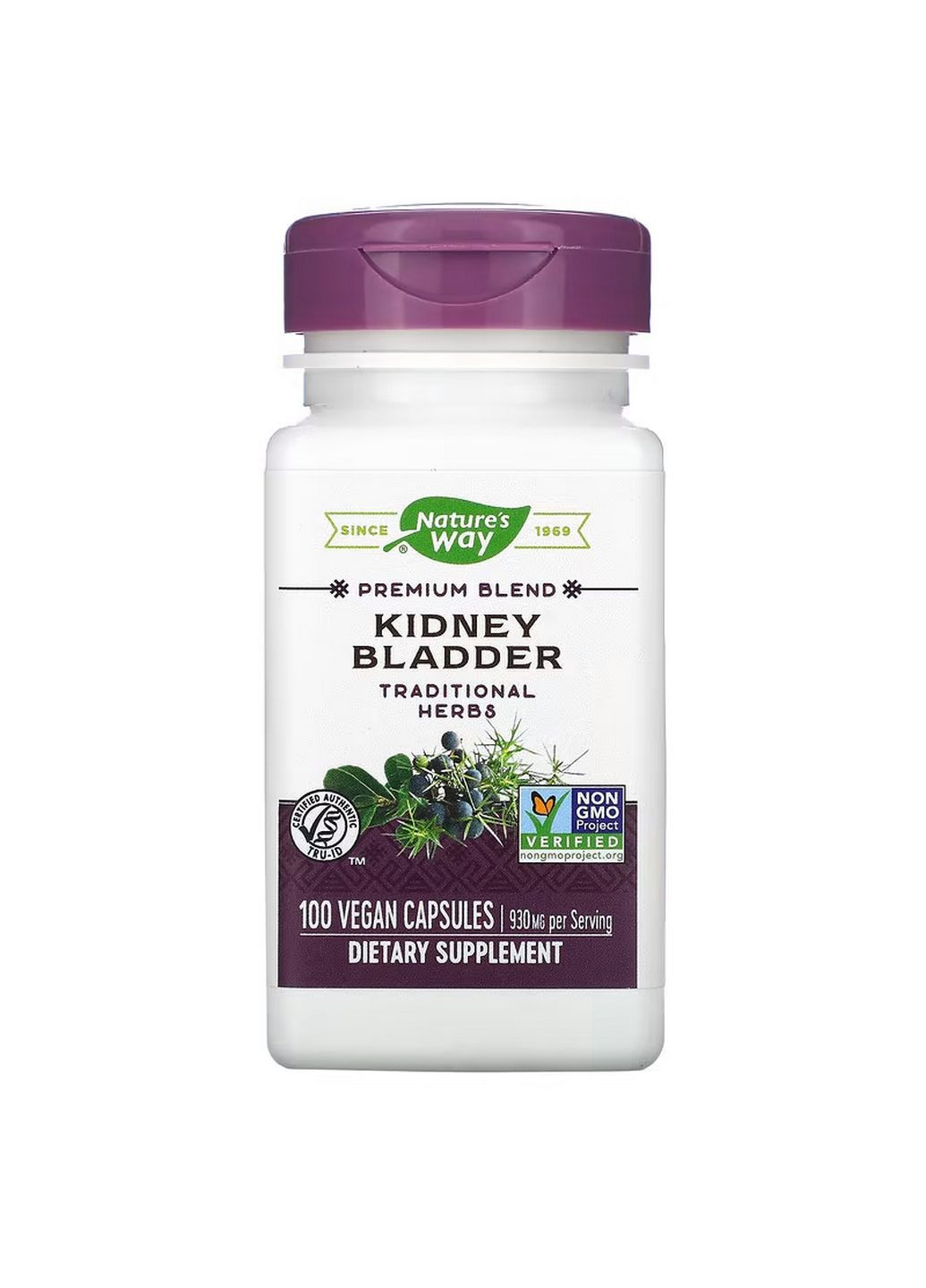 Натуральная добавка Kidney Bladder, 100 вегакапсул Nature's Way (293338282)