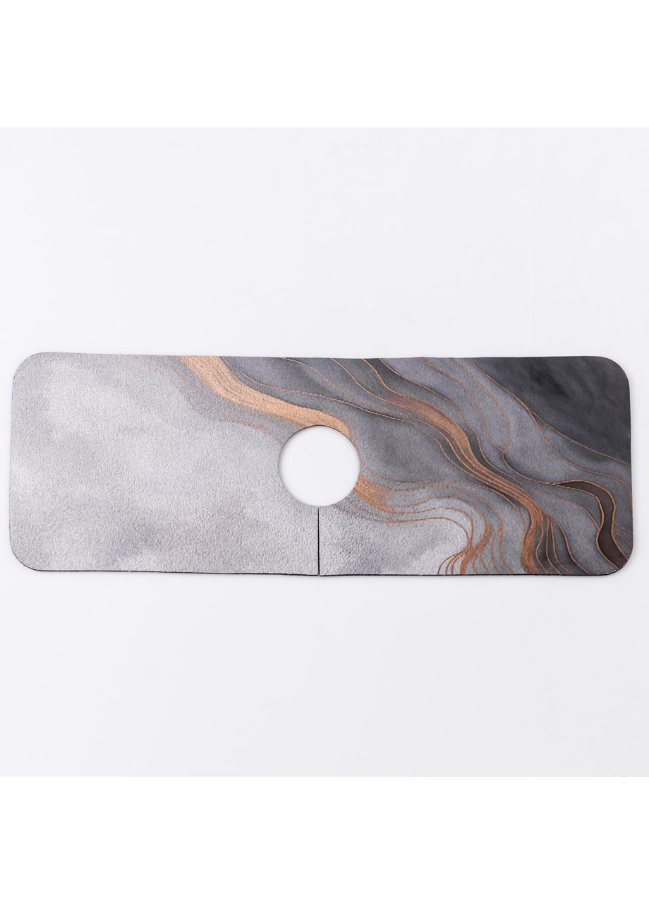 Влаговпитывающий коврик для раковины под кран из полиэстера 37,5*13 см HP-42-11BG Yiwu (371236167)