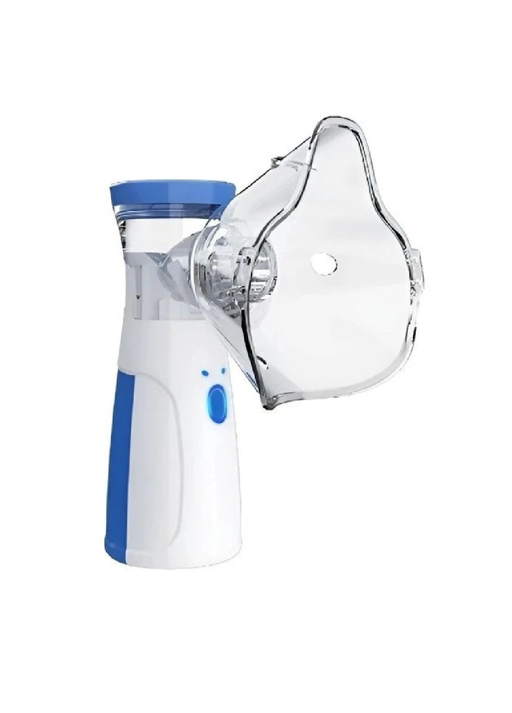 Ультразвуковий інгалятор із роботою від батарейок USB триступеневим регулюванням розпилення масками 2 штуки (480031-Prob) Unbranded (328512101)