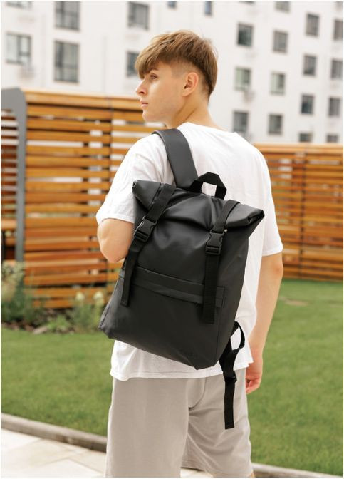 Рюкзак RollTop 0SHm чорний (R-24211001m-VS) Sambag (302450473)