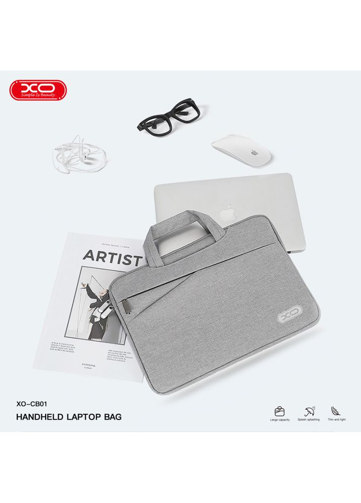 Сумка для ноутбука CB01 13 дюймов для макбука 370*250*25 мм черная XO (355412596)