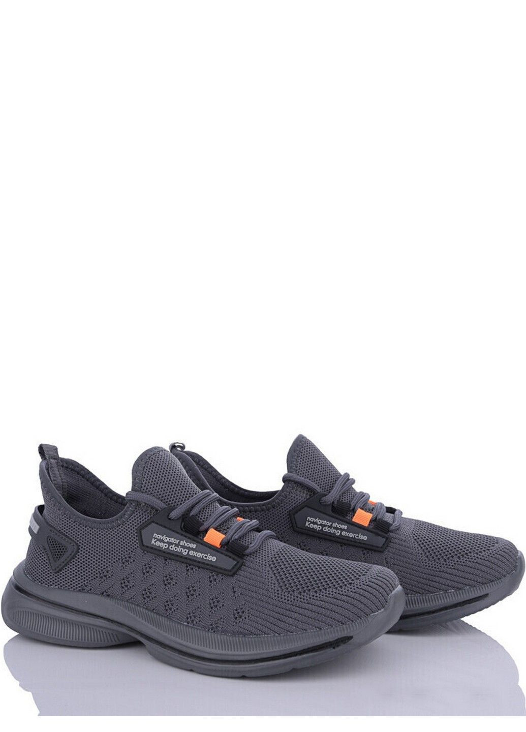 Графитовые всесезон текстильные кроссовки pbp6015-9 Navigator