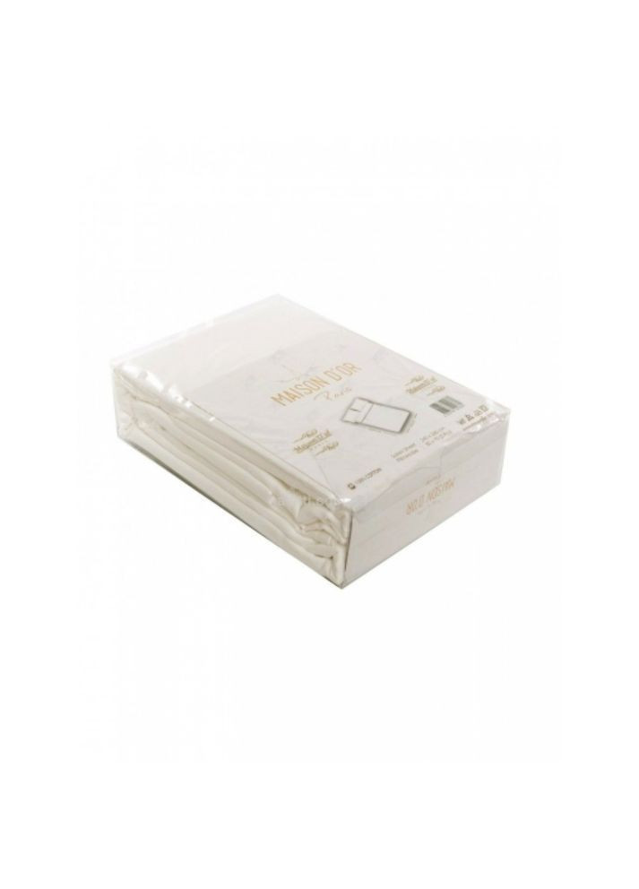 Простирадло сатинова ecru 240x260 +наволочки 2-50x70 Maison D'or (365963448)