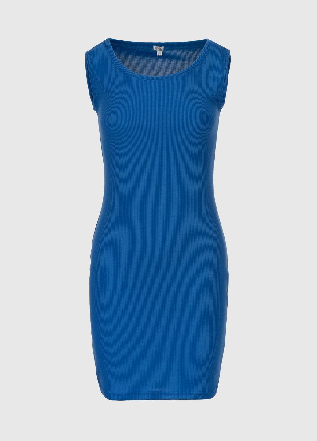 Синя повсякденний сукня однотонна жіноча 644-baza електрік (2000990342294s) shop (2000990342294) No Brand