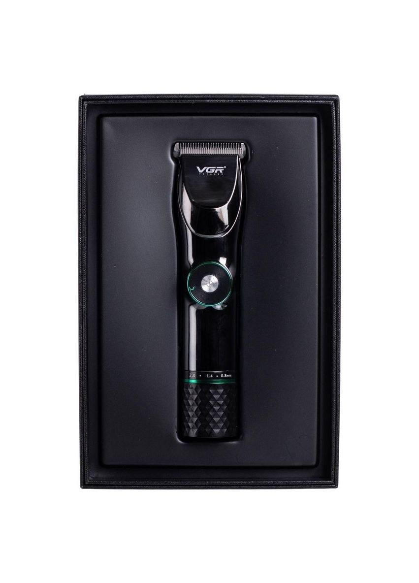 Професійна машинка для стрижки волосся та бороди з LED-дисплеєм та підставкою V-256 VGR (370974784)