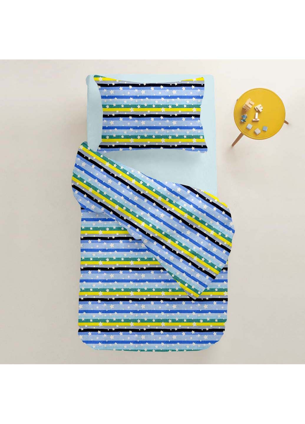 Подростковая постель с простыней на резинке BLUE STAR LINE CS1 155х215 см Cosas (307387677)