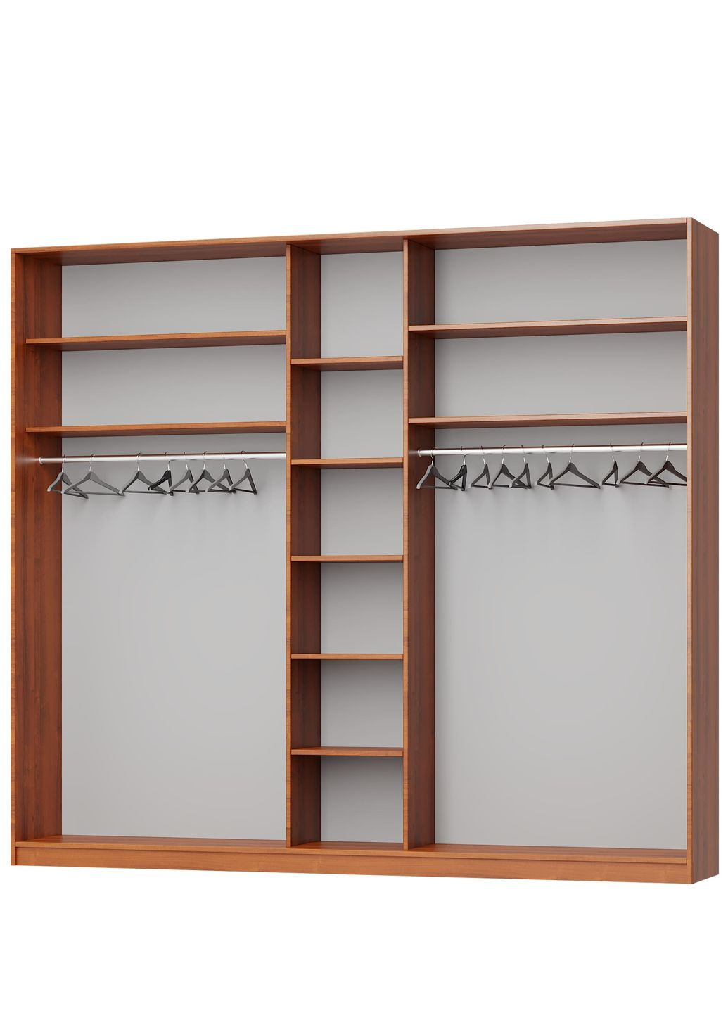 Шафа-купе тридверна Уні AL 3 Дзеркала 270x60x240 см (MBS-2001) MebelStar (346288344)