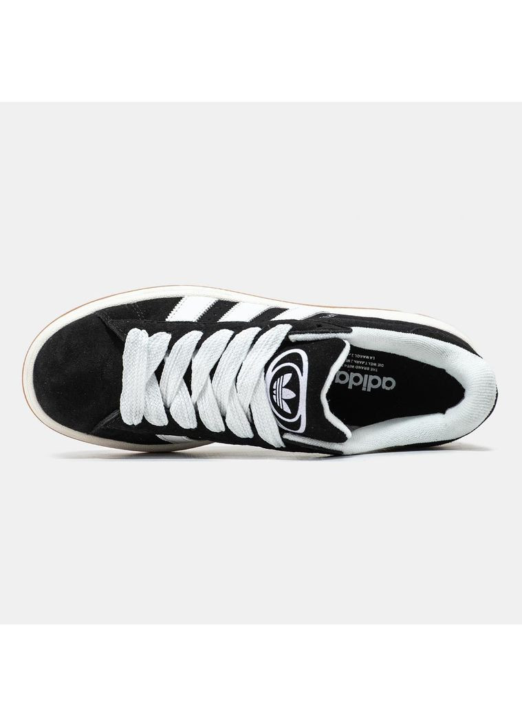 Чорні Осінні кросівки чоловічі adidas campus 00s black white адідас кампус No Brand