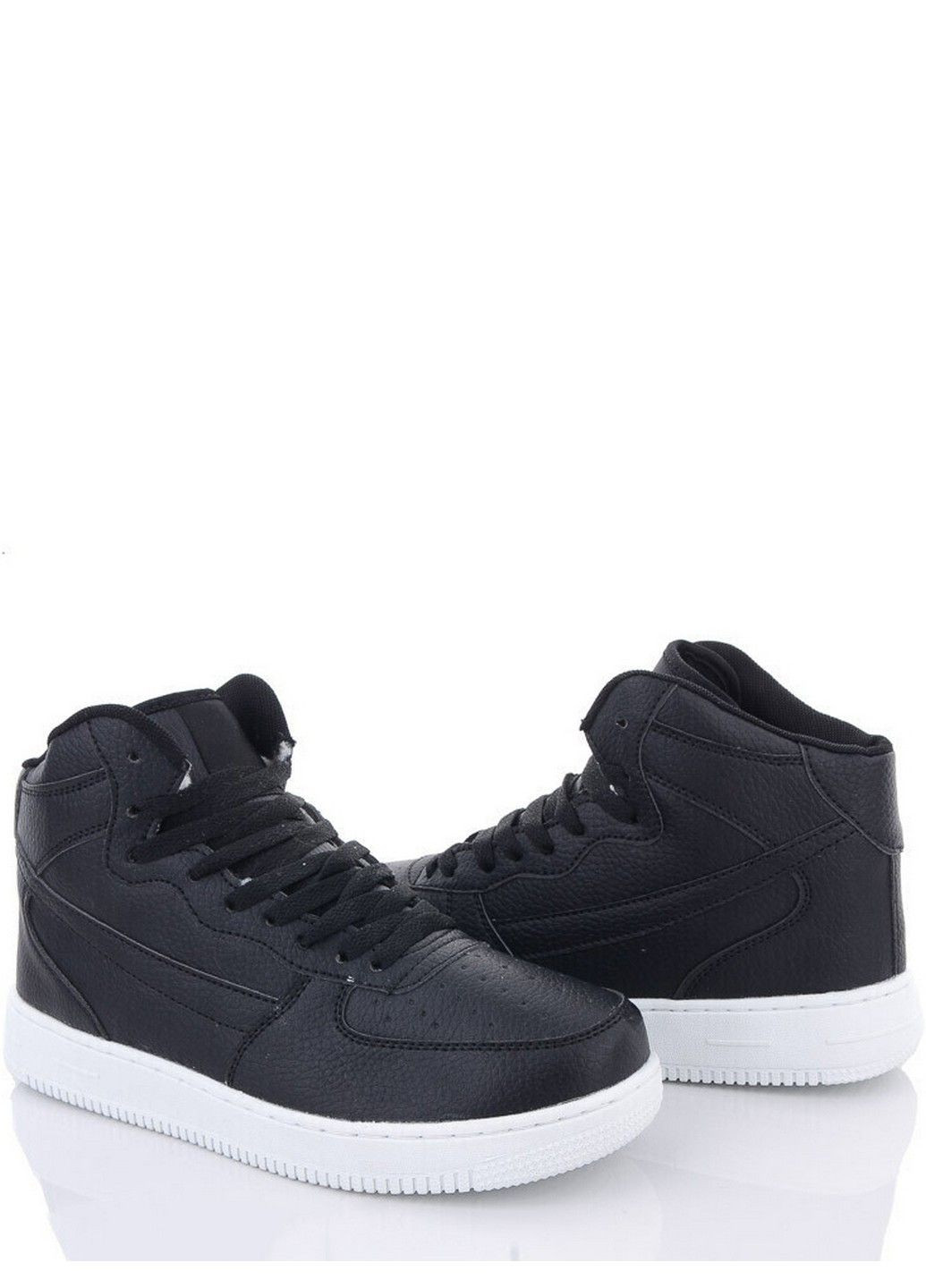 Осенние зимние ботинки на овчине b7703-1 Navigator прессованная кожа