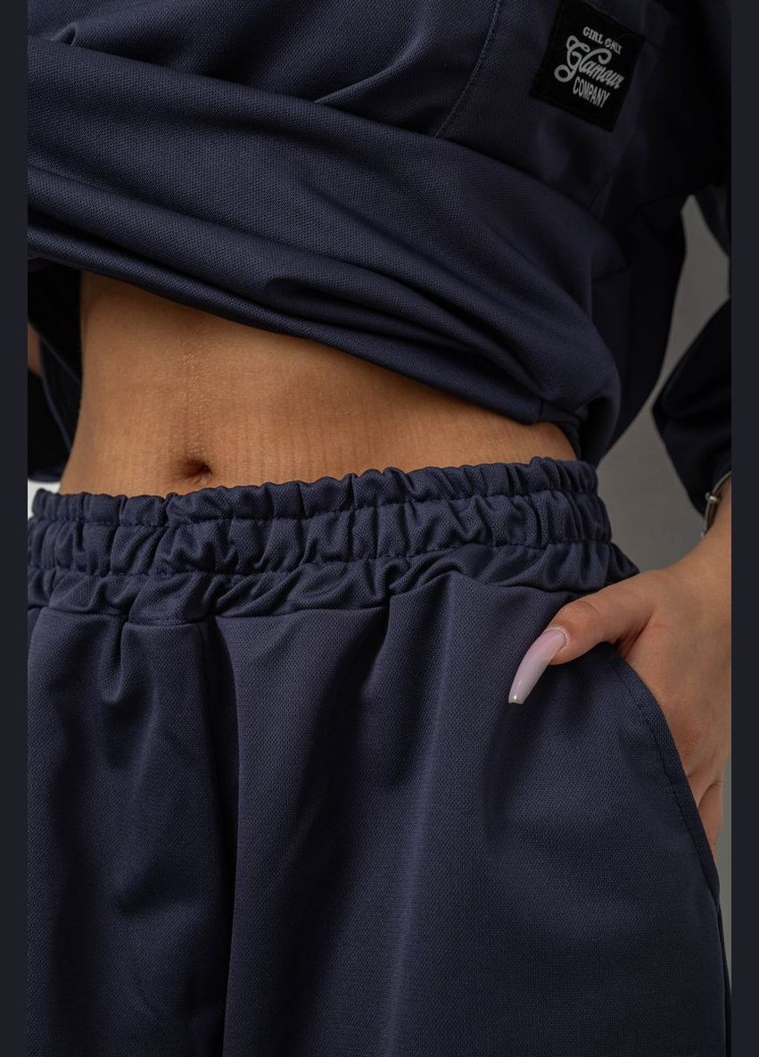 Костюм жіночий однотонний, колір темно-синій, 238R116-2 Ambra (338792059)