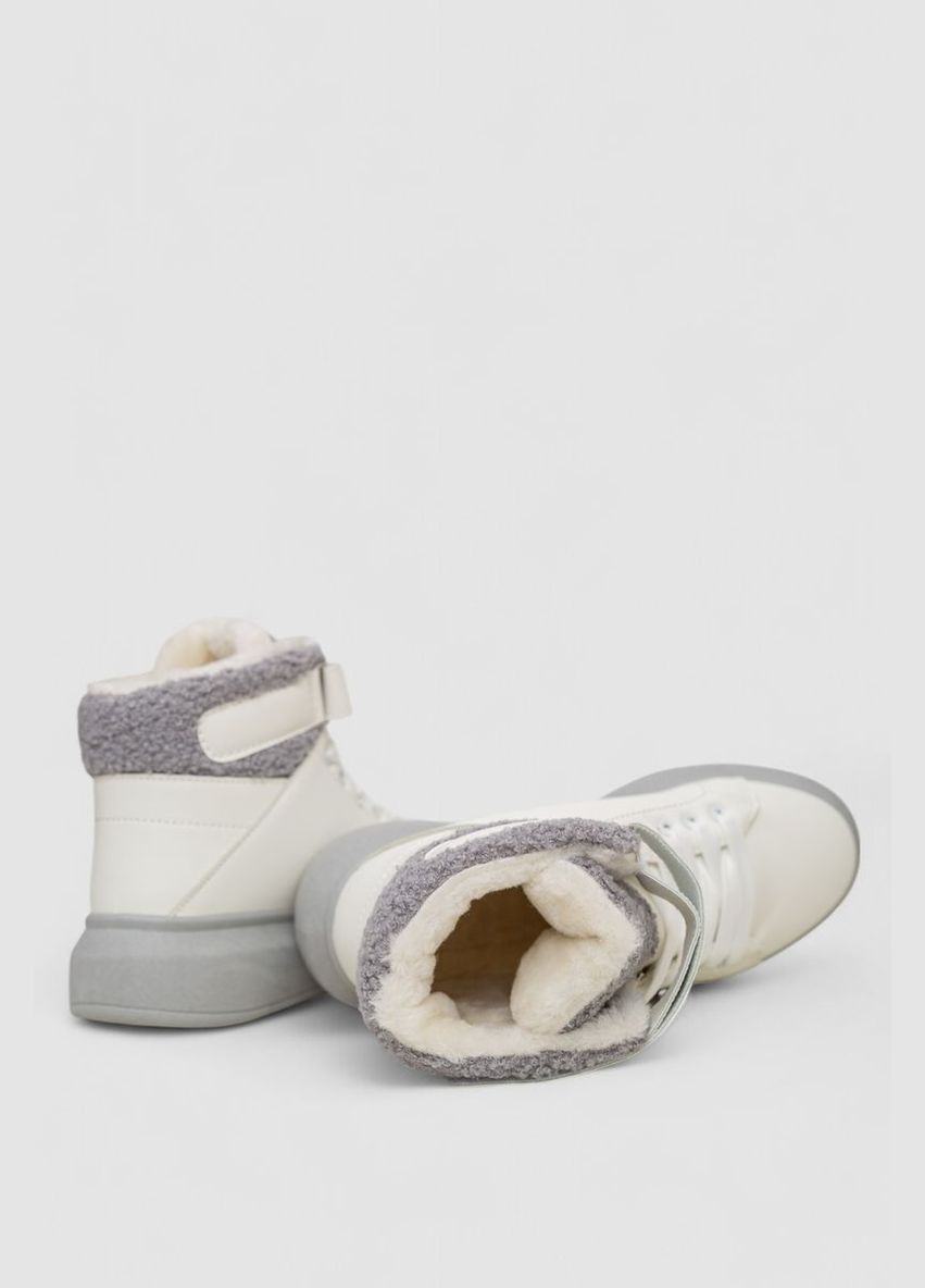 Кроссовки женские зимние на меху Ager 248RA2253 белые демисезоны (340249621)