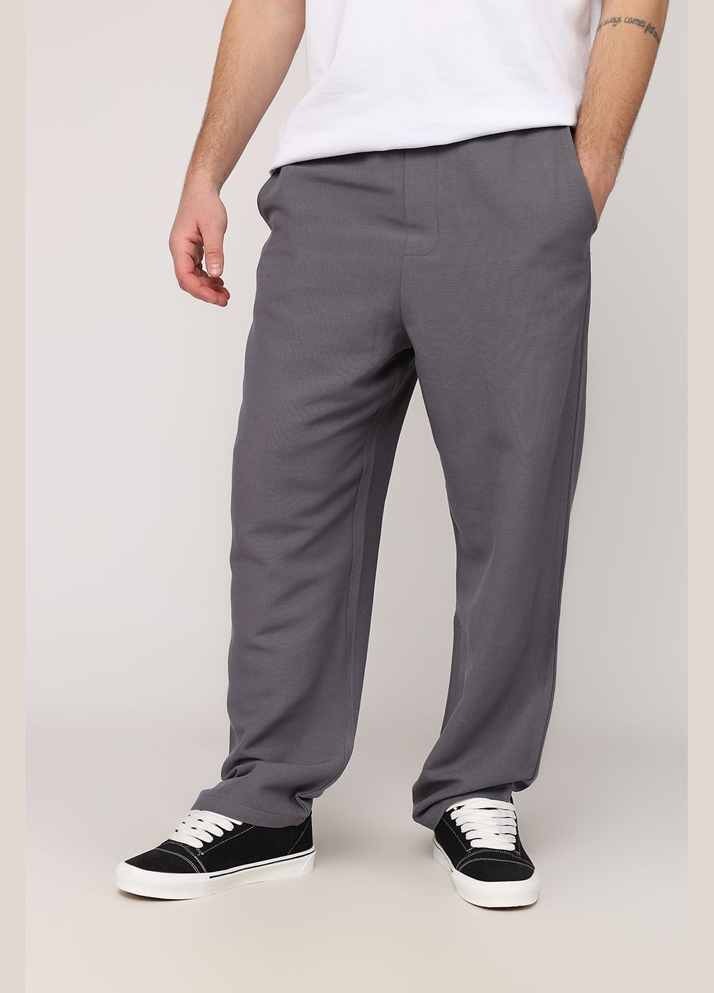 Штани завужені чоловічі колір сірий CB-00275078 Vanc (330223018)
