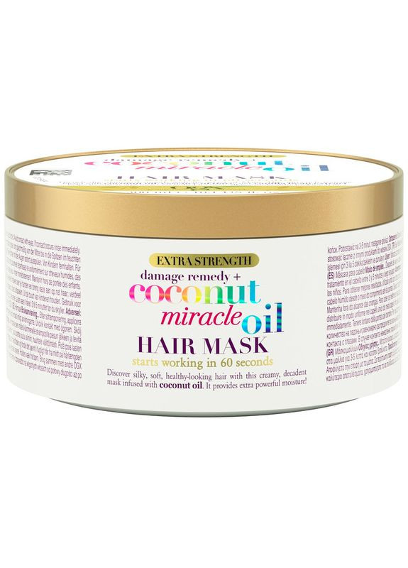 Маска для волос Extra Strength Coconut Miracle Oil Hair Mask, 300 мл OGX (328401632)