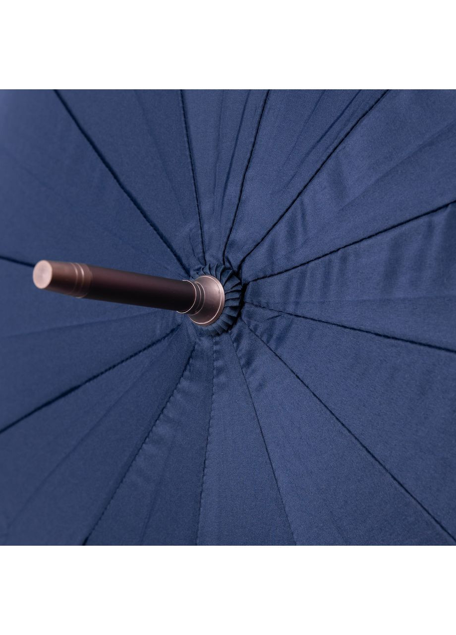 Серый классический зонт-трость с чехлом полуавтомат из полиэстера прочный надежный 12 спиц диаметр 120 см hp-23-16g Yiwu (371482063)