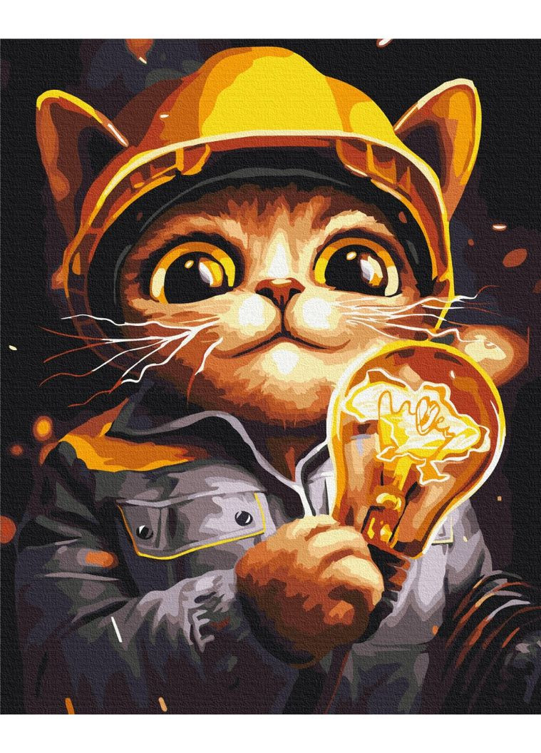 Котик Энергетик ©Марианна Пащук Brushme (317258415)