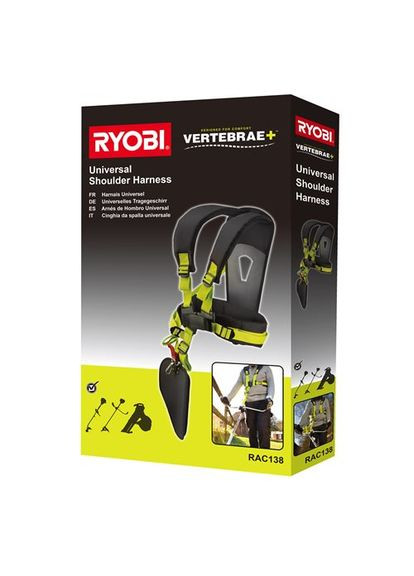Ремень ранцевой RAC138 эргономичный Vertebrae+ 5132002706 Ryobi (315502205)
