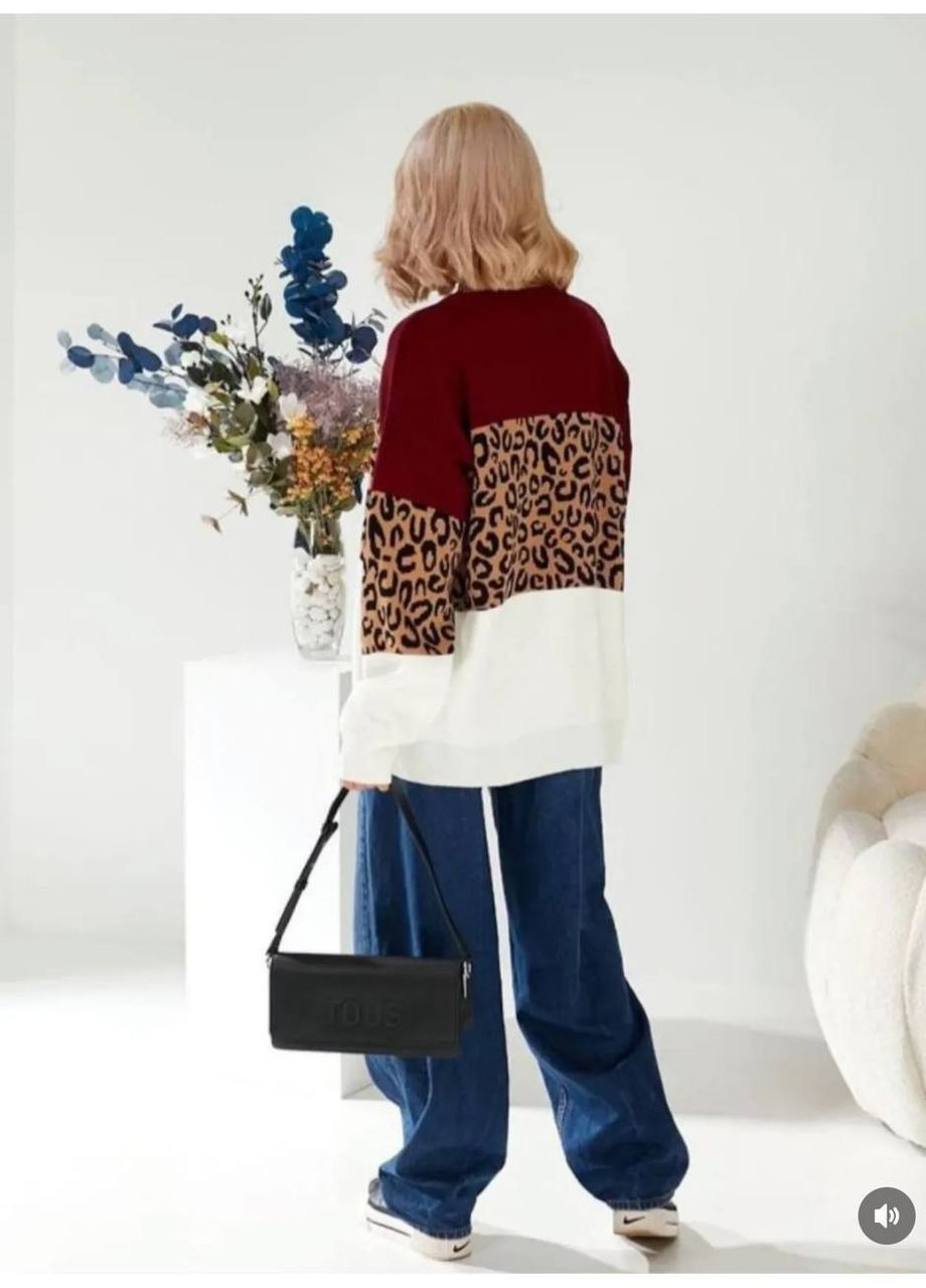 Бордовый свитер Milani