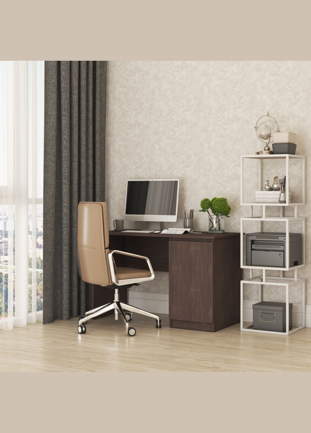 Письменный стол Нео СК-1 120x60x75,5 см (MBS-1191) MebelStar (334300404)