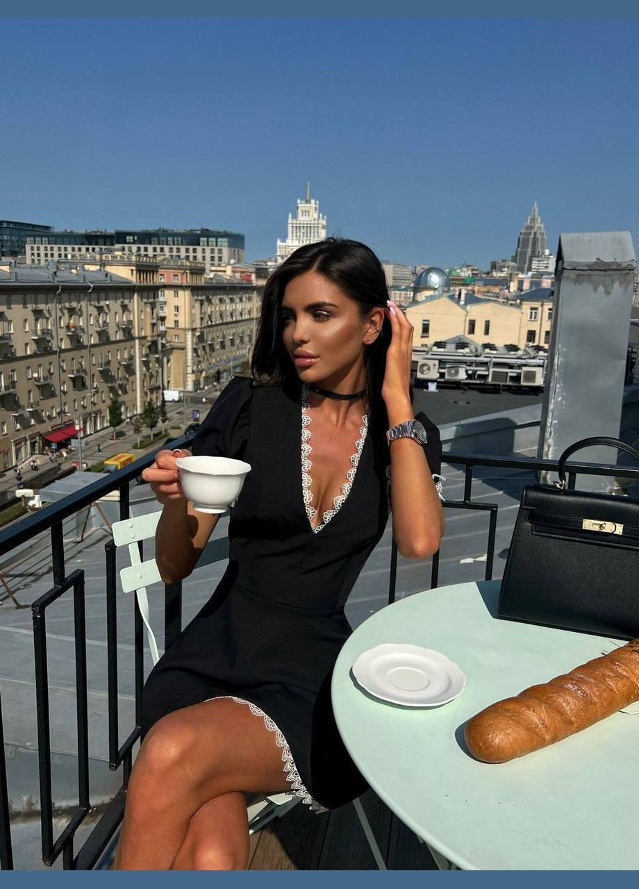 Чорна святковий, вечірня сукня Україна однотонна