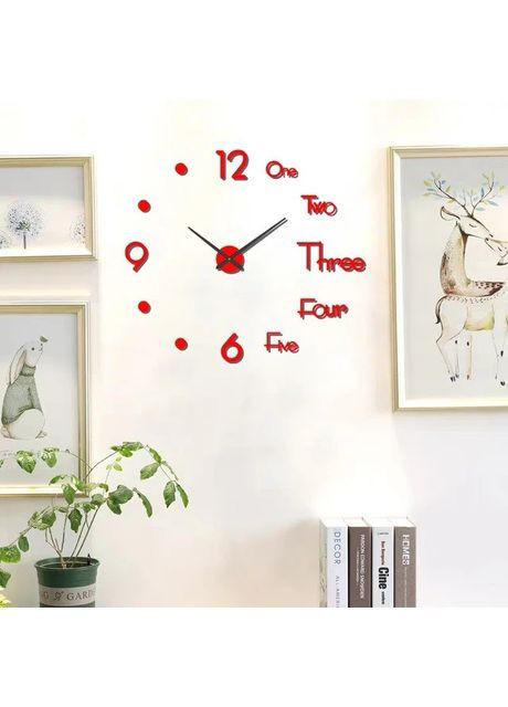 Настінний годинник для стрільців 3D декоративний, самоклейка, без корпусу (Color: style2-2) No Brand (365721551)